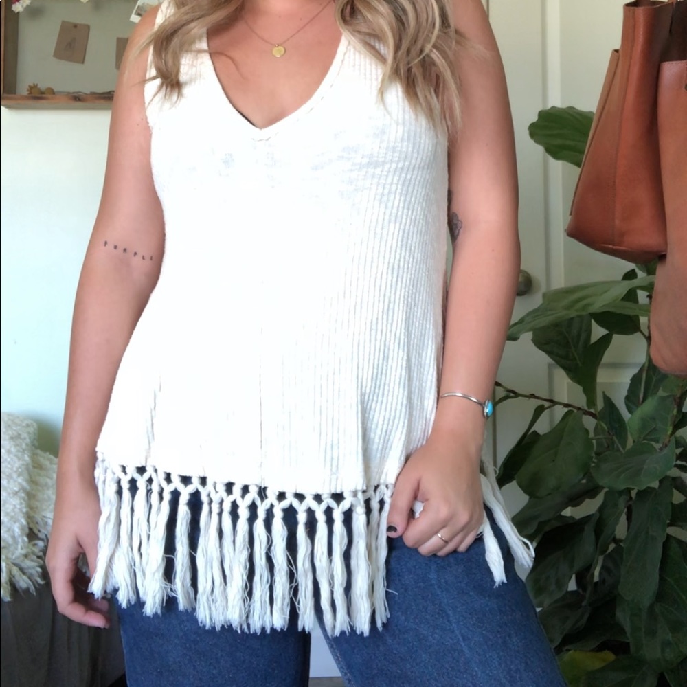 Nordstrom Knitted Boho Top